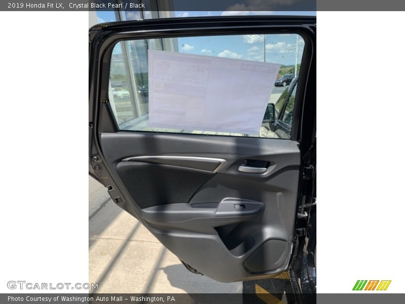 Crystal Black Pearl / Black 2019 Honda Fit LX