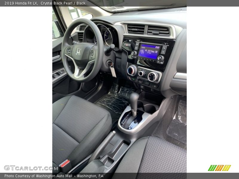 Crystal Black Pearl / Black 2019 Honda Fit LX