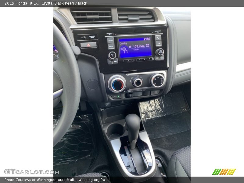Crystal Black Pearl / Black 2019 Honda Fit LX