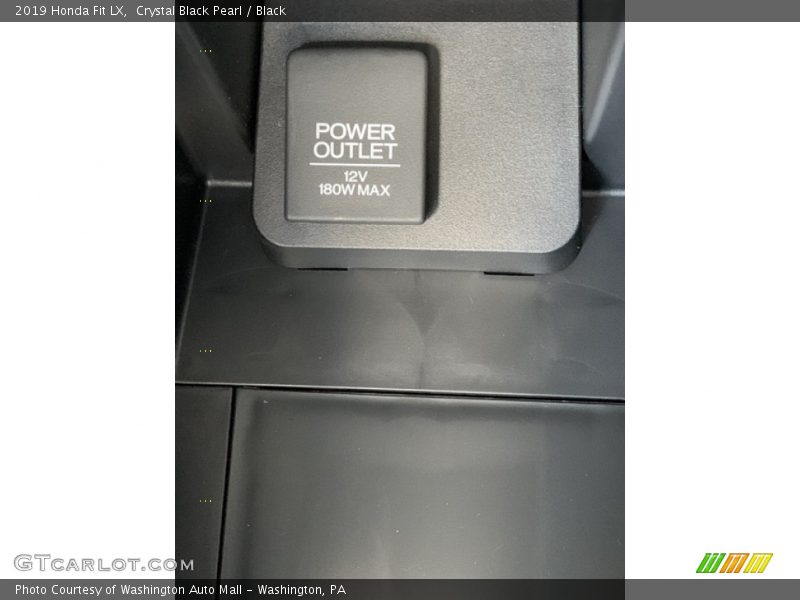 Crystal Black Pearl / Black 2019 Honda Fit LX
