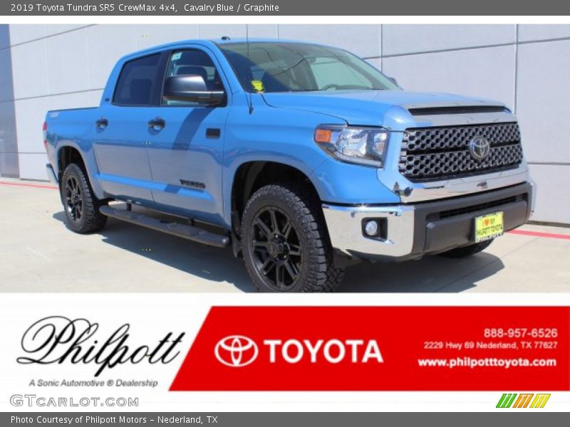 Cavalry Blue / Graphite 2019 Toyota Tundra SR5 CrewMax 4x4