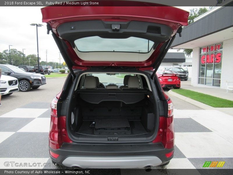 Ruby Red / Medium Light Stone 2018 Ford Escape SEL