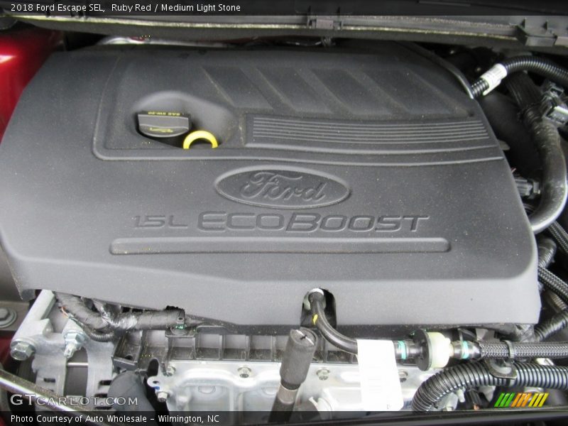 Ruby Red / Medium Light Stone 2018 Ford Escape SEL