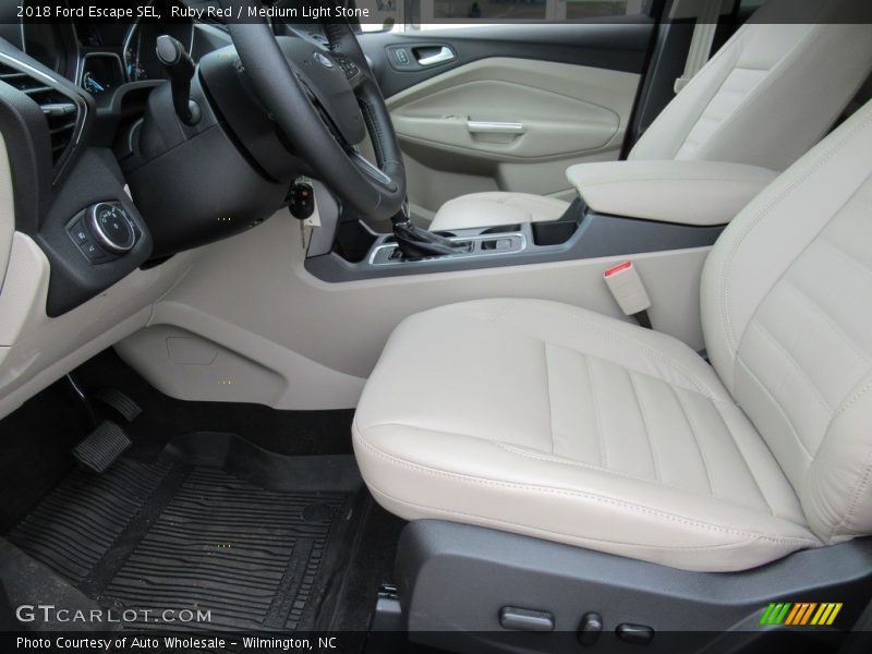 Ruby Red / Medium Light Stone 2018 Ford Escape SEL