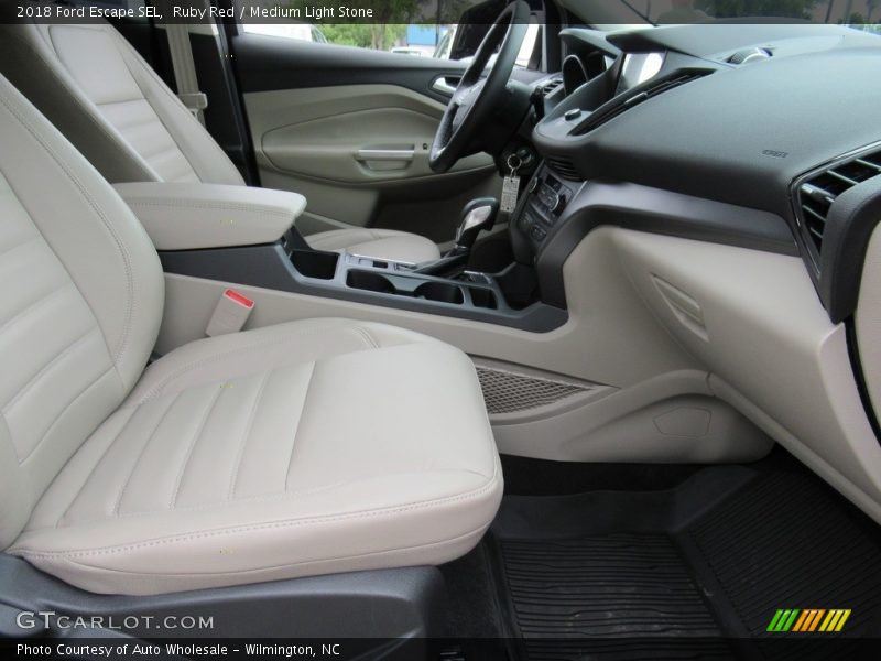Ruby Red / Medium Light Stone 2018 Ford Escape SEL