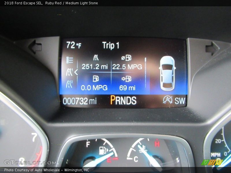 Ruby Red / Medium Light Stone 2018 Ford Escape SEL