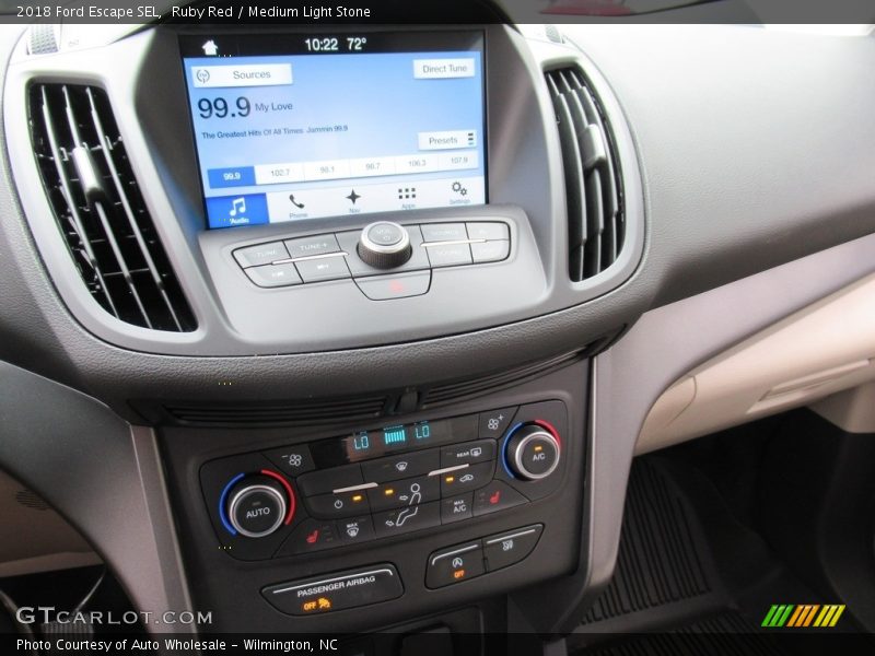 Ruby Red / Medium Light Stone 2018 Ford Escape SEL