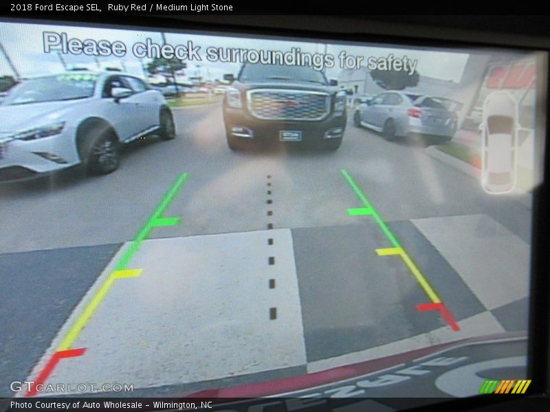 Ruby Red / Medium Light Stone 2018 Ford Escape SEL