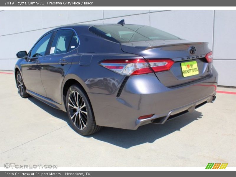 Predawn Gray Mica / Black 2019 Toyota Camry SE