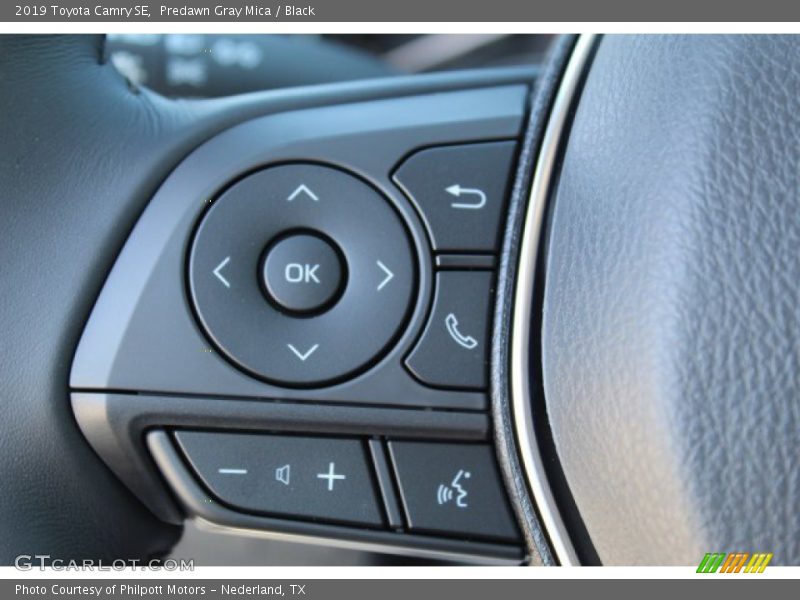 Predawn Gray Mica / Black 2019 Toyota Camry SE