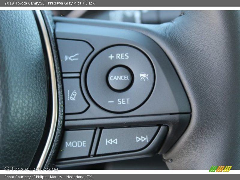Predawn Gray Mica / Black 2019 Toyota Camry SE