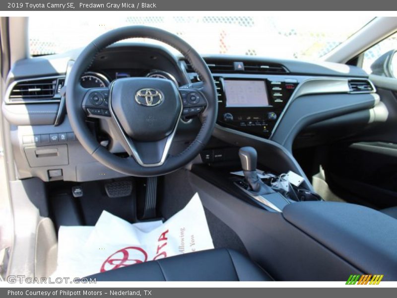 Predawn Gray Mica / Black 2019 Toyota Camry SE