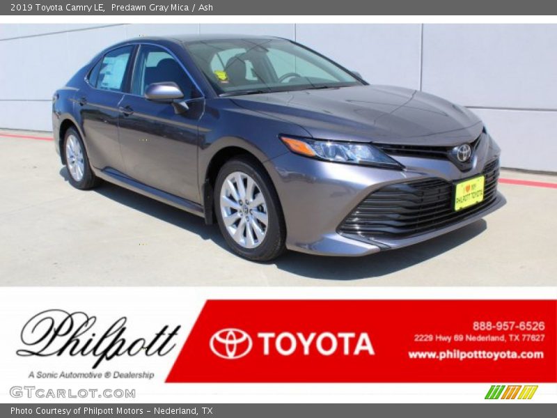Predawn Gray Mica / Ash 2019 Toyota Camry LE
