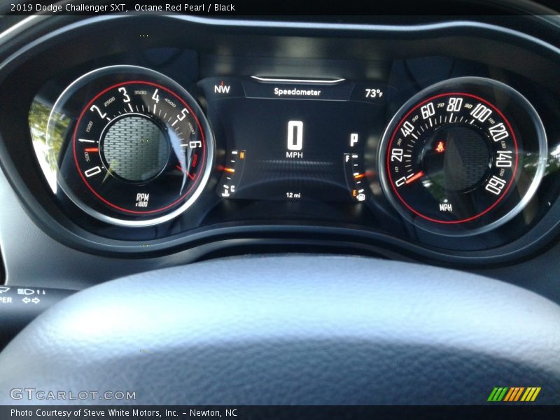 Octane Red Pearl / Black 2019 Dodge Challenger SXT