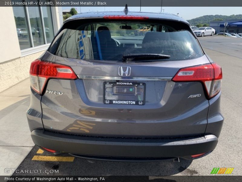 Modern Steel Metallic / Black 2019 Honda HR-V LX AWD