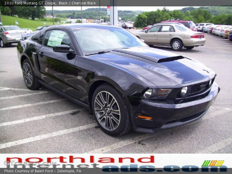 Black / Charcoal Black 2010 Ford Mustang GT Coupe