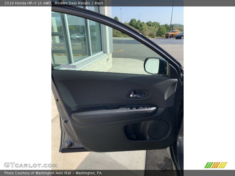 Modern Steel Metallic / Black 2019 Honda HR-V LX AWD