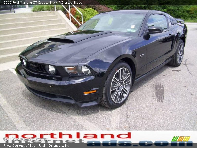 Black / Charcoal Black 2010 Ford Mustang GT Coupe