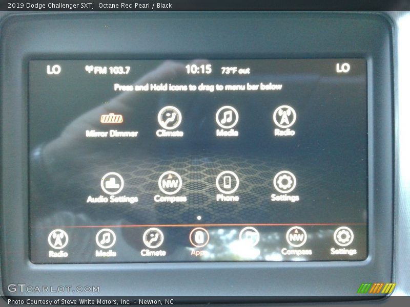 Octane Red Pearl / Black 2019 Dodge Challenger SXT
