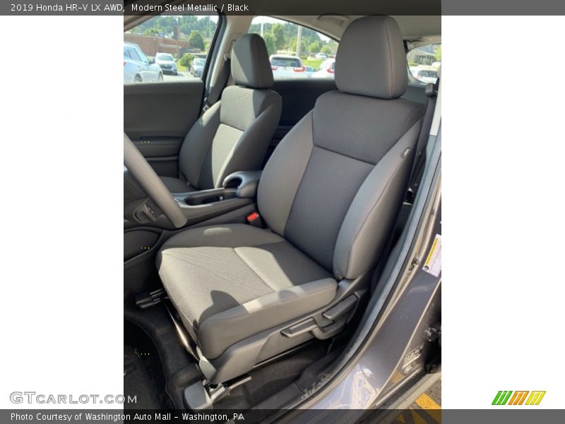 Modern Steel Metallic / Black 2019 Honda HR-V LX AWD