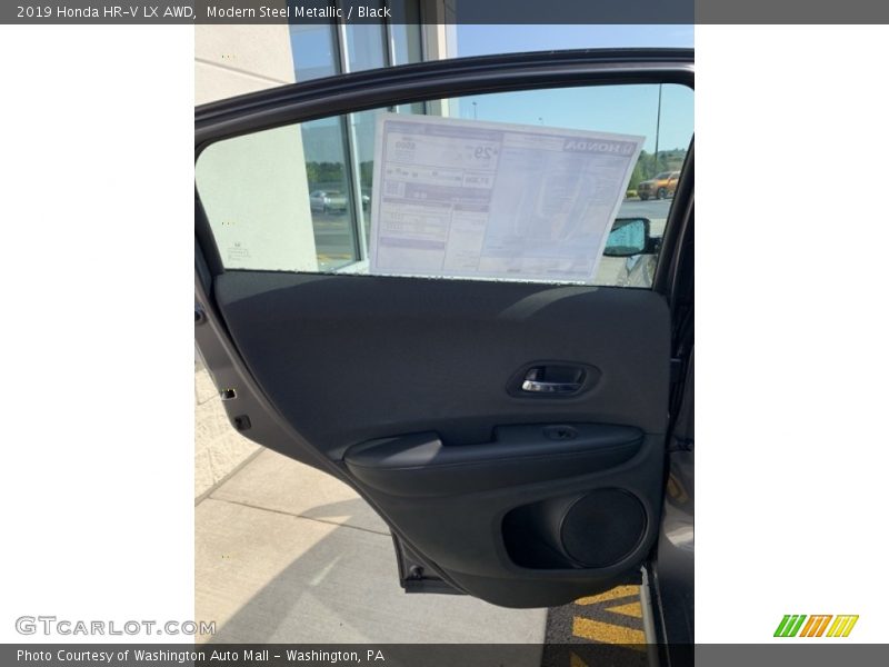 Modern Steel Metallic / Black 2019 Honda HR-V LX AWD