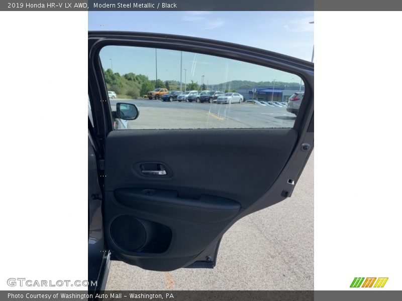 Modern Steel Metallic / Black 2019 Honda HR-V LX AWD