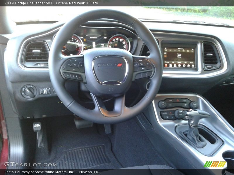 Octane Red Pearl / Black 2019 Dodge Challenger SXT