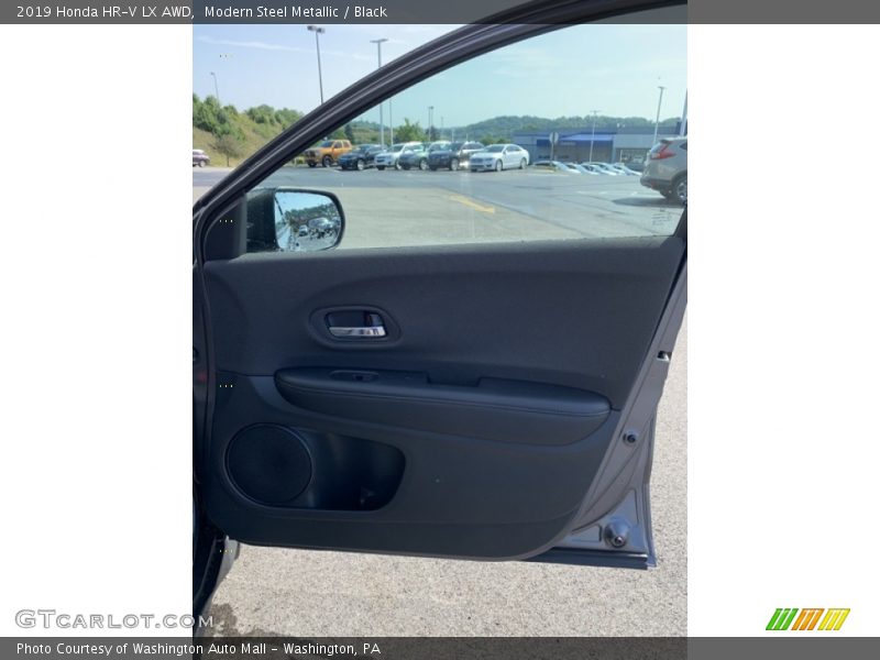 Modern Steel Metallic / Black 2019 Honda HR-V LX AWD