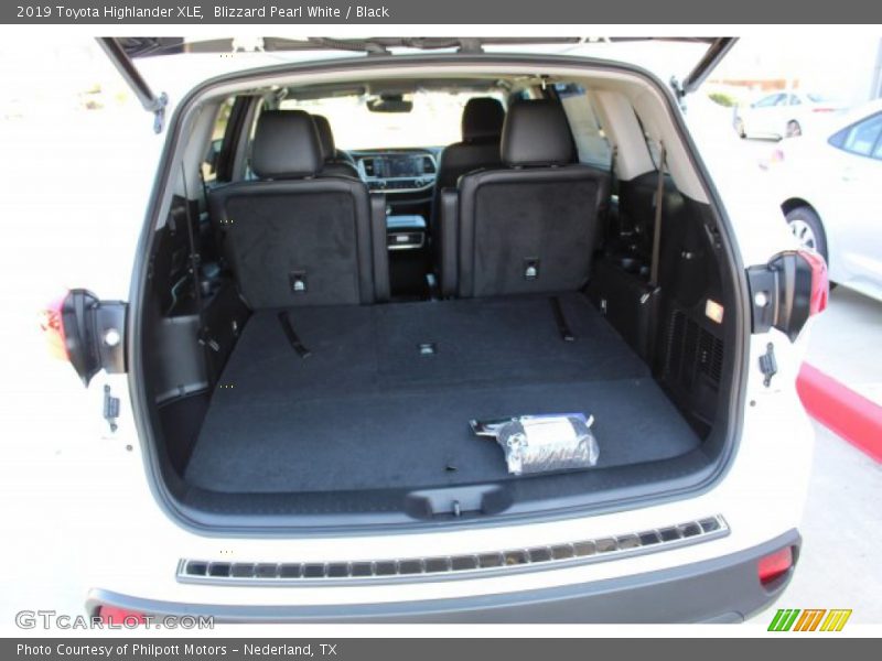 Blizzard Pearl White / Black 2019 Toyota Highlander XLE
