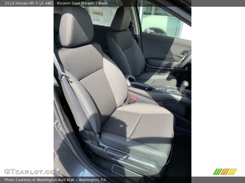Modern Steel Metallic / Black 2019 Honda HR-V LX AWD