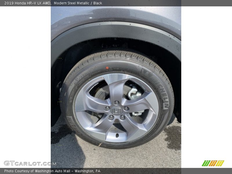 Modern Steel Metallic / Black 2019 Honda HR-V LX AWD