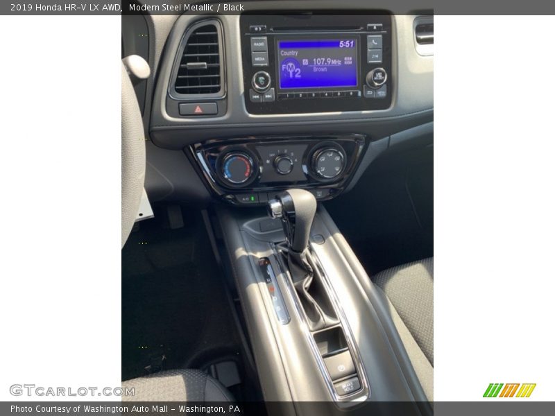 Modern Steel Metallic / Black 2019 Honda HR-V LX AWD