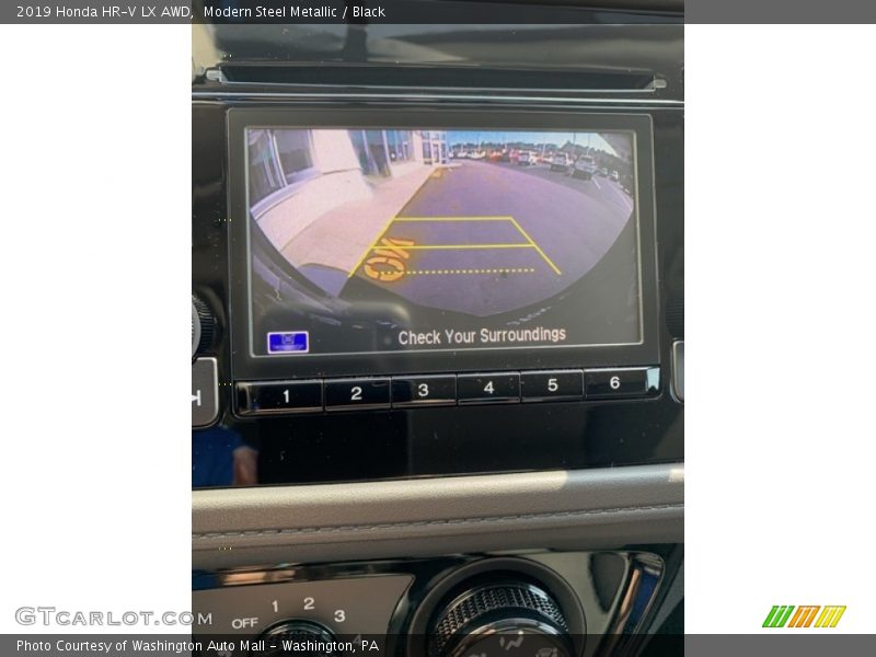 Modern Steel Metallic / Black 2019 Honda HR-V LX AWD