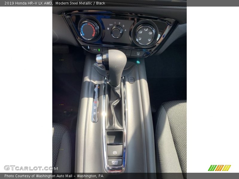 Modern Steel Metallic / Black 2019 Honda HR-V LX AWD