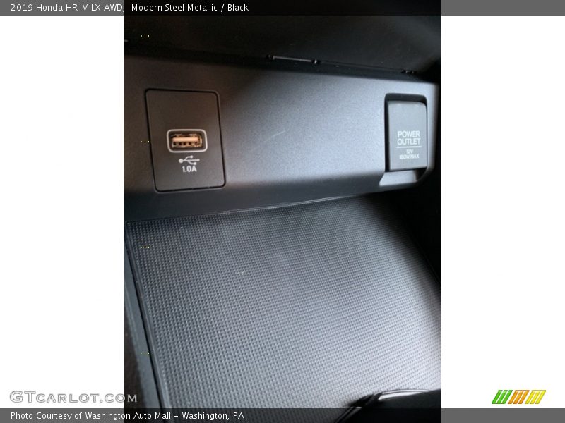 Modern Steel Metallic / Black 2019 Honda HR-V LX AWD
