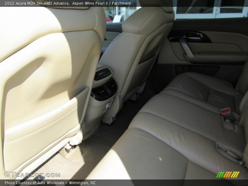 Aspen White Pearl II / Parchment 2012 Acura MDX SH-AWD Advance