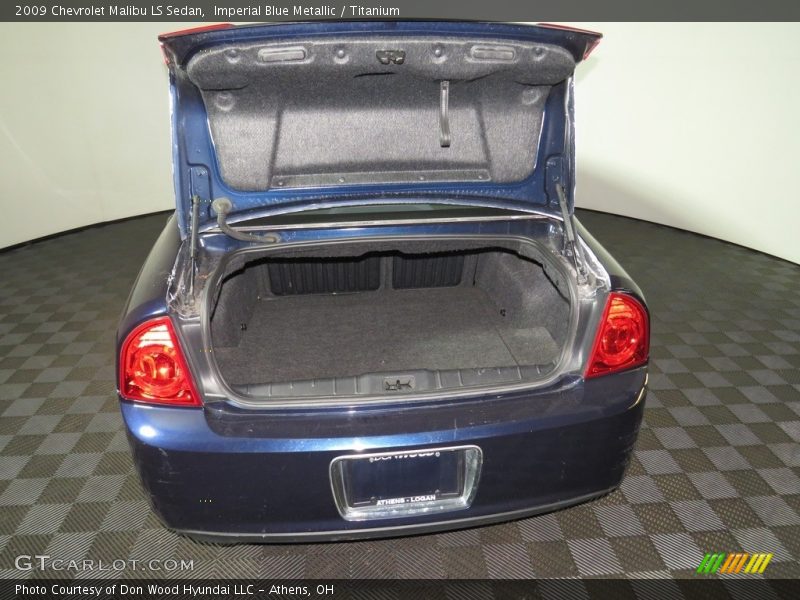Imperial Blue Metallic / Titanium 2009 Chevrolet Malibu LS Sedan