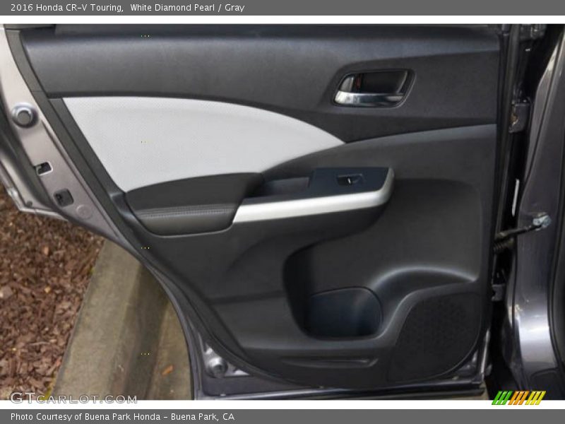 White Diamond Pearl / Gray 2016 Honda CR-V Touring