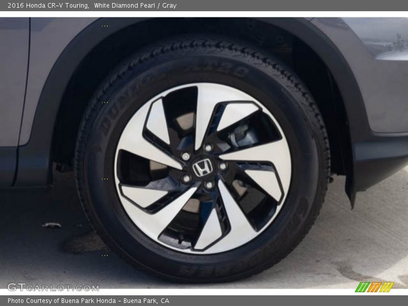 White Diamond Pearl / Gray 2016 Honda CR-V Touring
