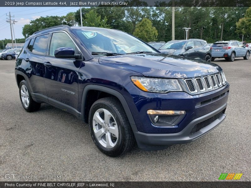 Jazz Blue Pearl / Black/Ski Gray 2019 Jeep Compass Latitude 4x4