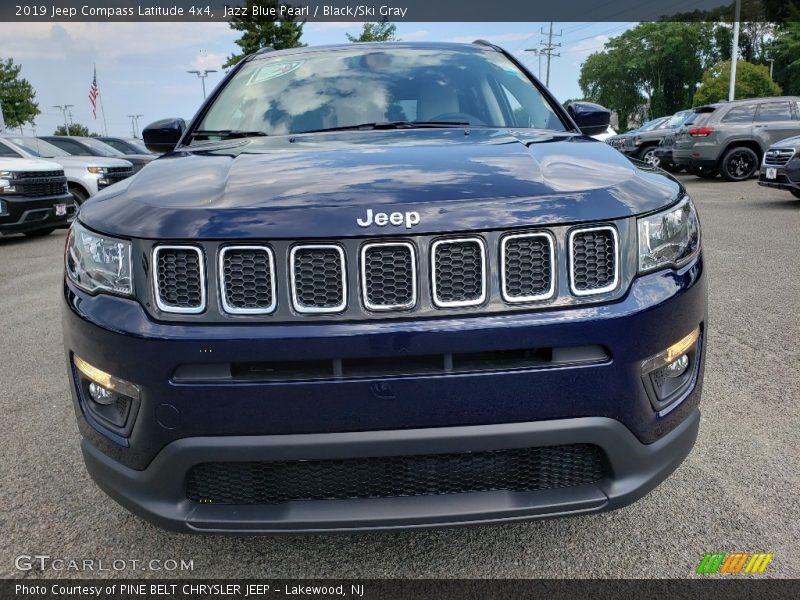 Jazz Blue Pearl / Black/Ski Gray 2019 Jeep Compass Latitude 4x4