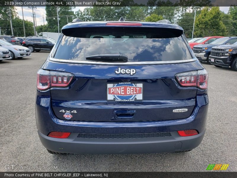 Jazz Blue Pearl / Black/Ski Gray 2019 Jeep Compass Latitude 4x4