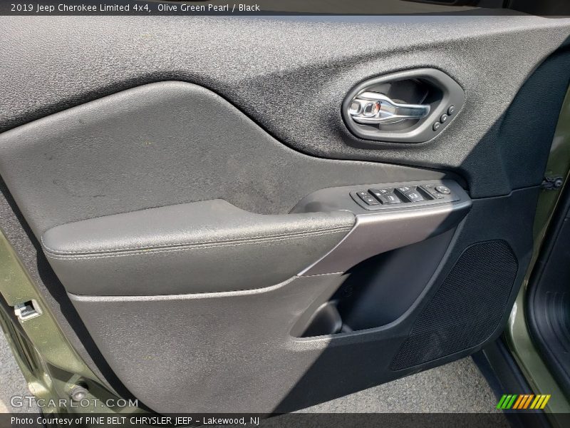 Olive Green Pearl / Black 2019 Jeep Cherokee Limited 4x4