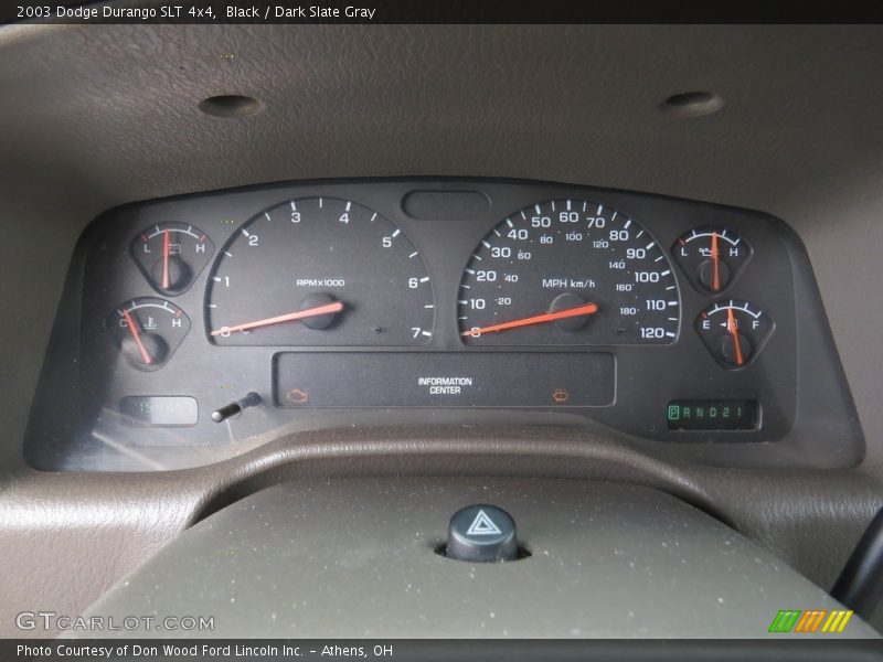 Black / Dark Slate Gray 2003 Dodge Durango SLT 4x4