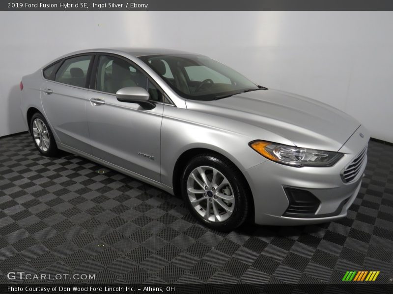 Ingot Silver / Ebony 2019 Ford Fusion Hybrid SE