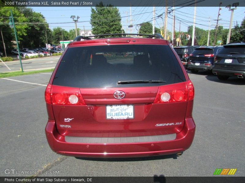 Salsa Red Pearl / Stone 2008 Toyota Sienna XLE