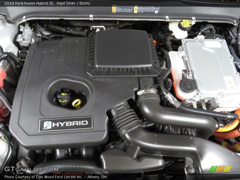 Ingot Silver / Ebony 2019 Ford Fusion Hybrid SE