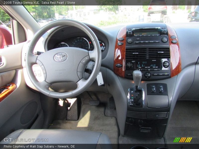 Salsa Red Pearl / Stone 2008 Toyota Sienna XLE