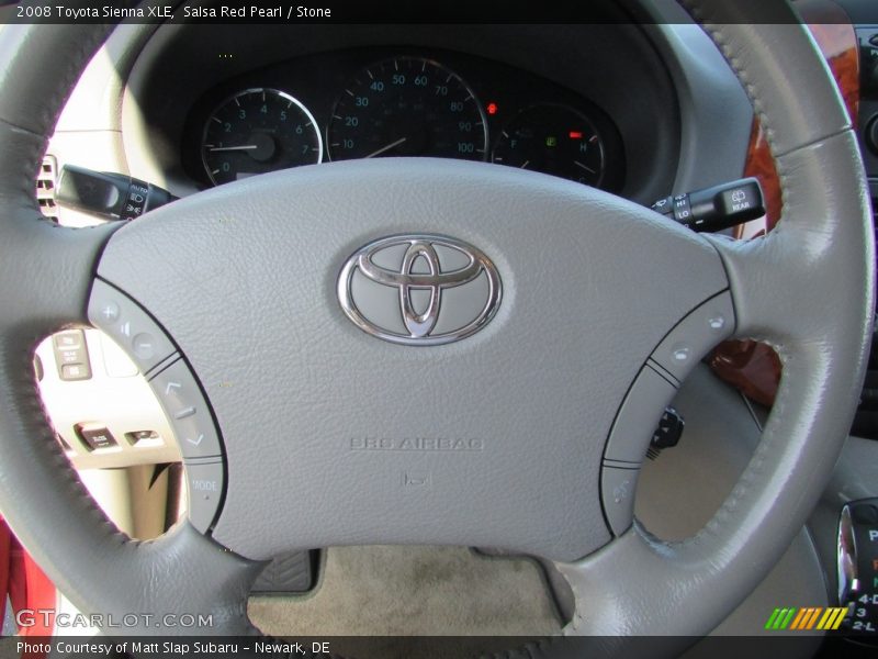 Salsa Red Pearl / Stone 2008 Toyota Sienna XLE