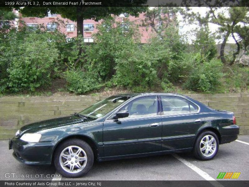 Dark Emerald Pearl / Parchment 1999 Acura TL 3.2